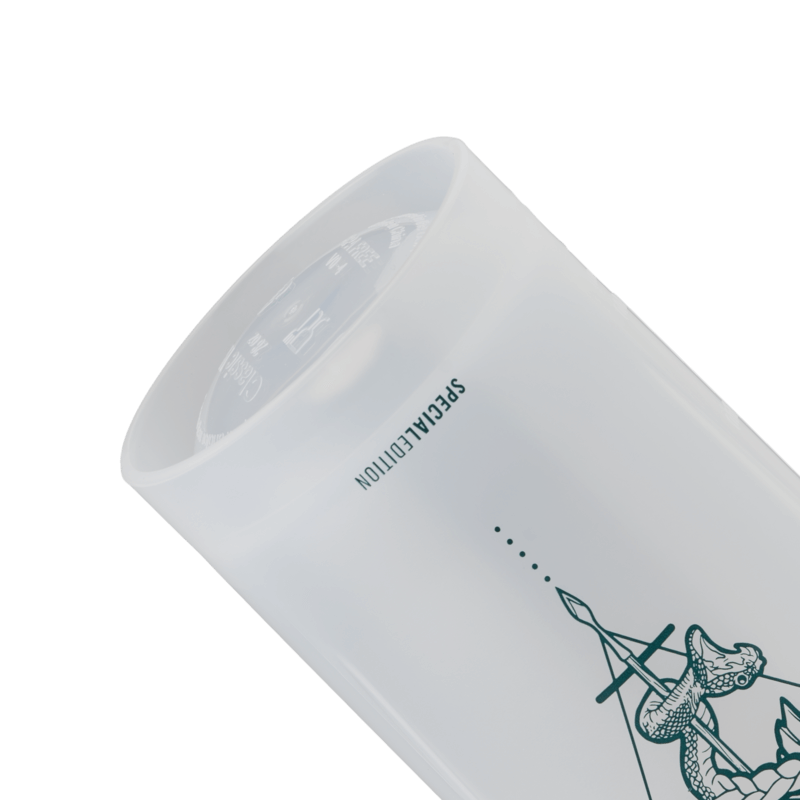 Will Of The Warrior shaker cup with rounded base