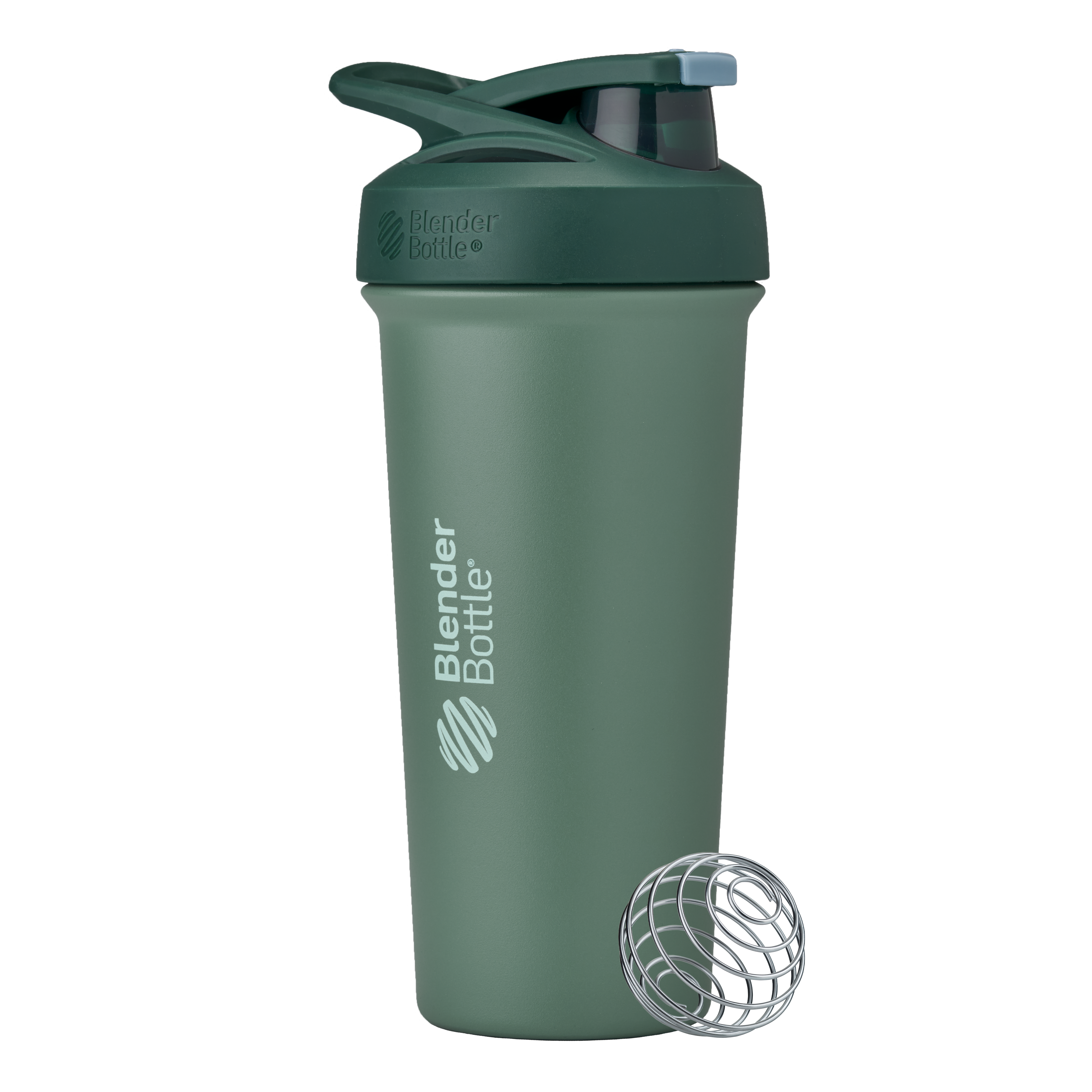 Sea Glass Sport Sleek stainless-steel shaker with locking lid.| Color#Sea Glass