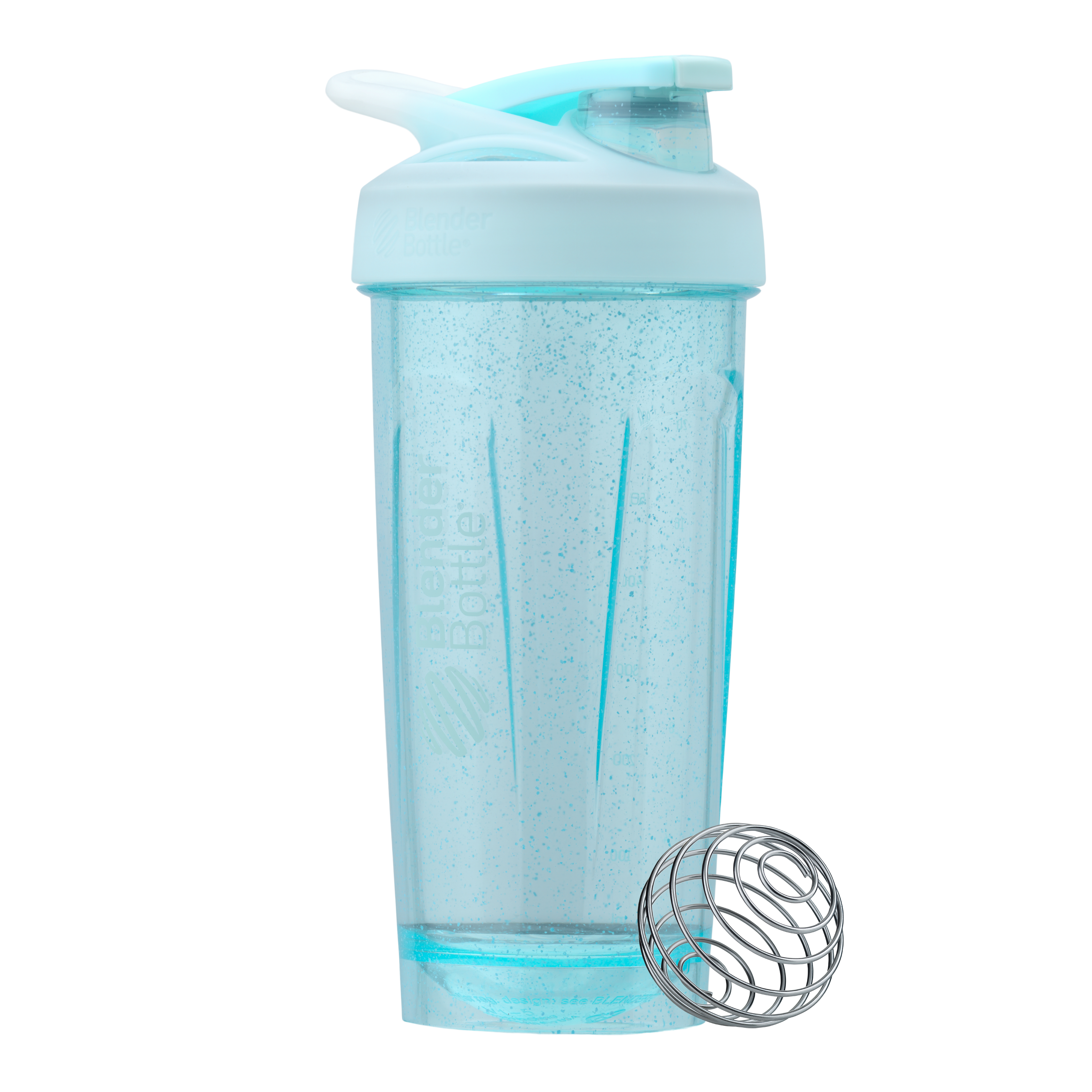 Light Frosty Blue Sport Protein Shake Cup 28oz | Material#Polypropylene (PP)_Color#Cool Blue_Size#28oz