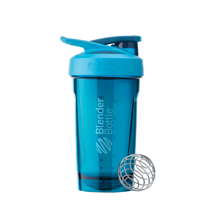 Full view of the BlenderBottle Deep Blue shaker cup | Color#Deep Blue - 8/11