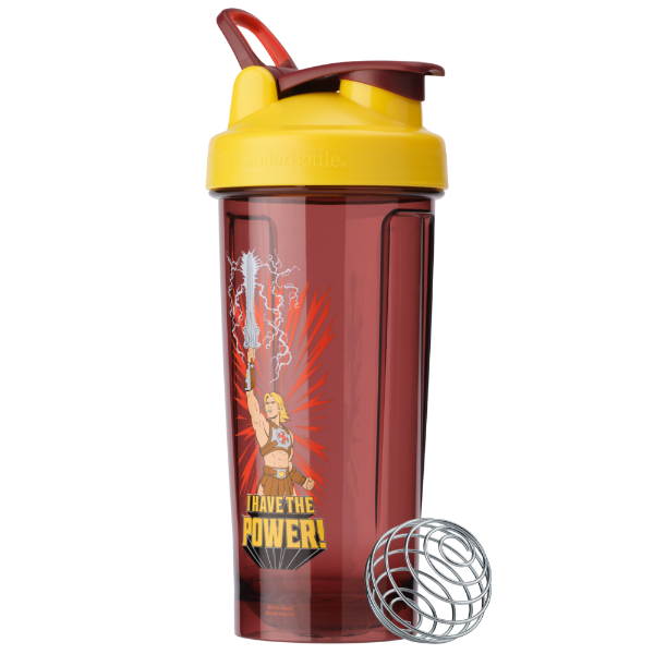 Heman Pro series Bottle (angled) from the Masters of the universe Collection | Color#He-man