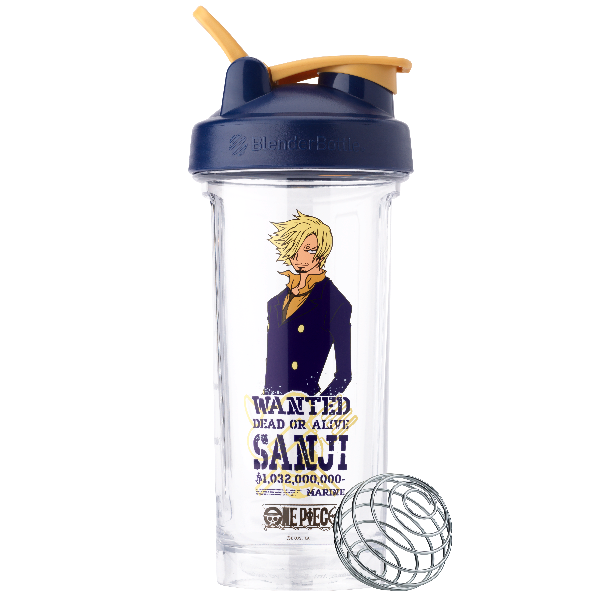 Full view of the BlenderBottle OnePiece Sanji shaker cup | Color#Sanji