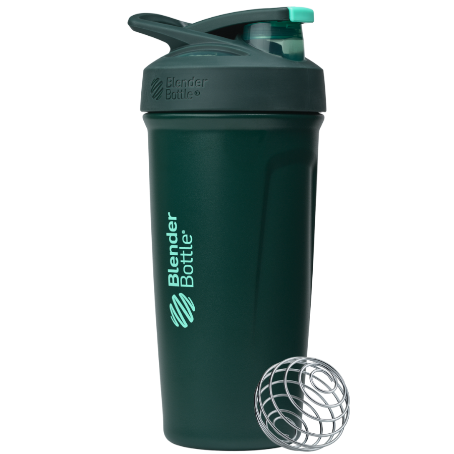 Dark Green Sport Stainless Steel Shaker Bottle | Color#Spruce Green