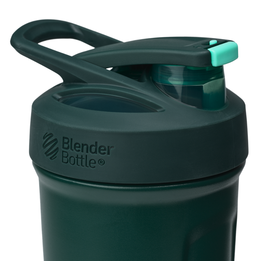 Dark Green Sport Stainless Steel Shaker Bottle | Color#Spruce Green