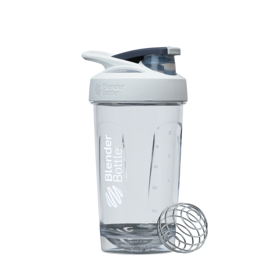 Chalk Grey Sport Protein Shake Cup 28oz | Material#Polypropylene (PP)_Color#Chalk Grey_Size#24oz