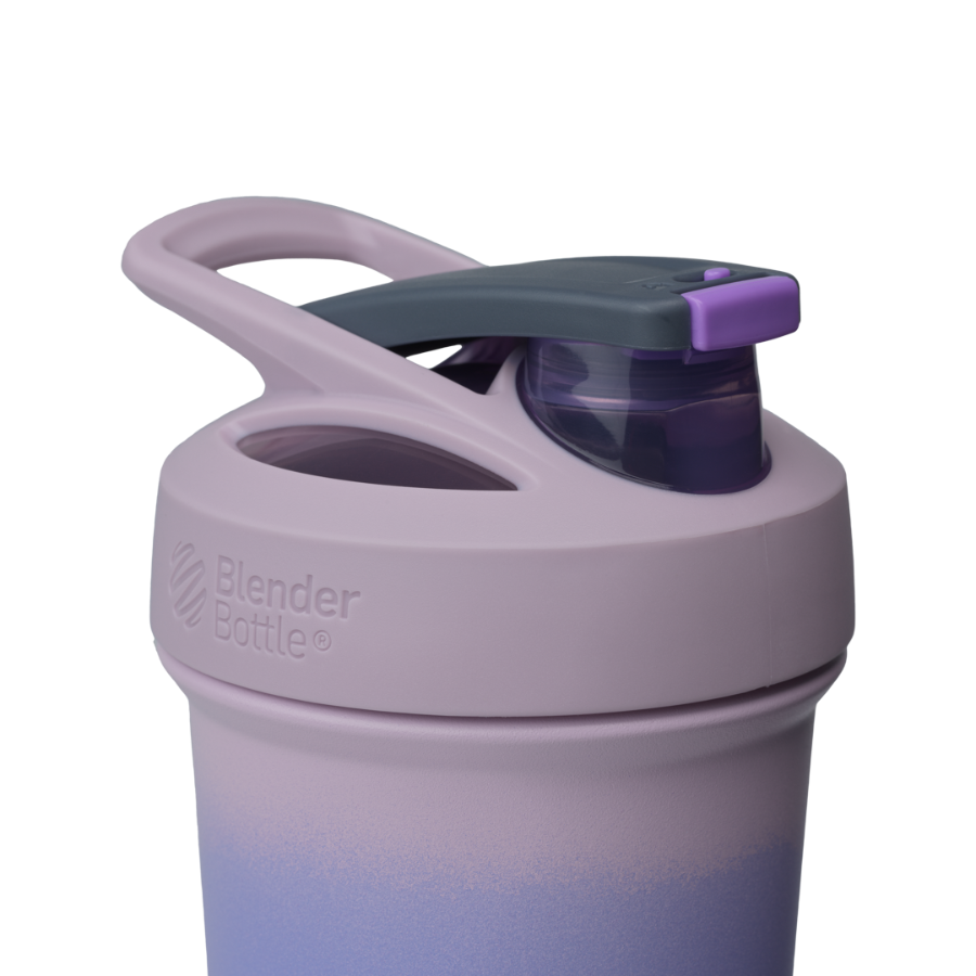 Sport Stainless Sleek shaker bottle with lockable lid and BlenderBall for smooth blends, featuring an insulated, easy-grip design and advanced blending technology. | Color#Lavender
