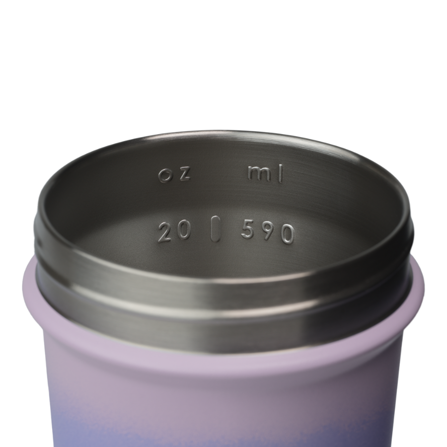 Sport Stainless Sleek shaker bottle with lockable lid and BlenderBall for smooth blends, featuring an insulated, easy-grip design and advanced blending technology. | Color#Lavender