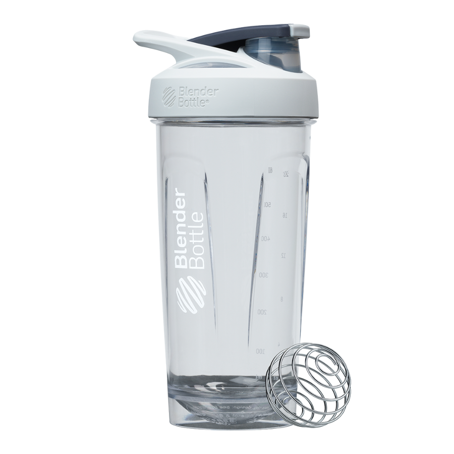 Chalk Grey Sport Protein Shake Cup 28oz | Material#Polypropylene (PP)_Color#Chalk Grey_Size#28oz