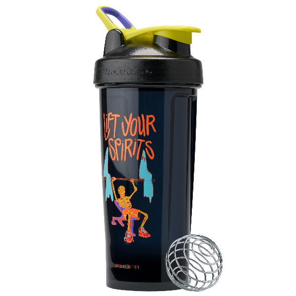 Tilt Image of Lift Your Spirits shaker cup. | Color#Lift Your Spirits