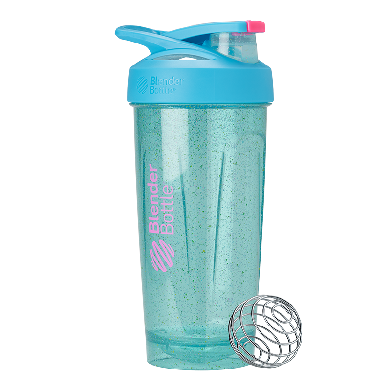 Blue and Pink Protein Shake Cup 28oz | Material#Polypropylene (PP)_Color#Cupcake_Size#28oz