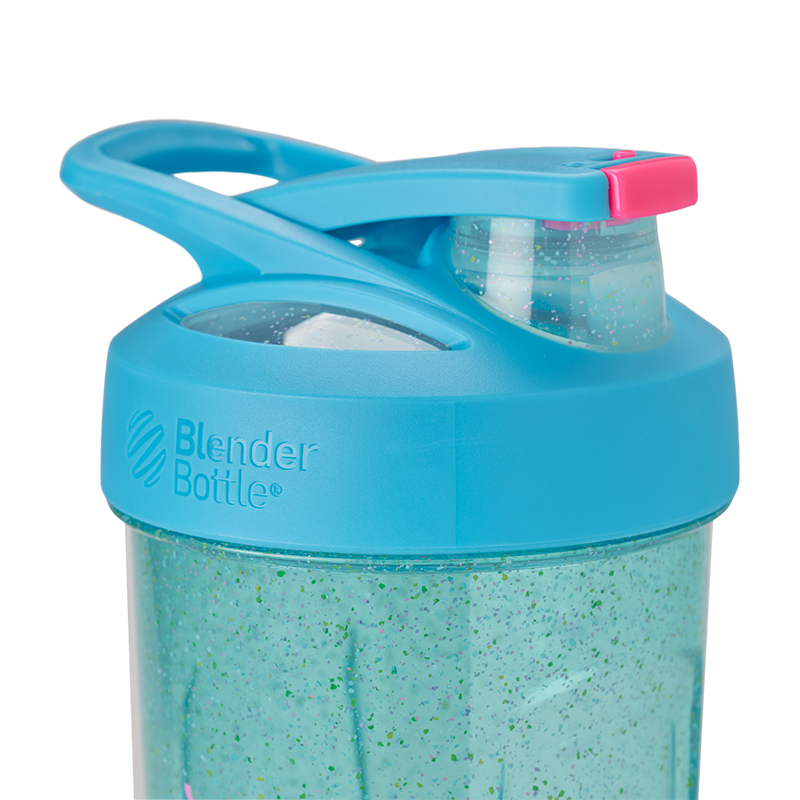 Blue and Pink Protein Shake Cup 28oz | Material#Polypropylene (PP)_Color#Cupcake_Size#28oz