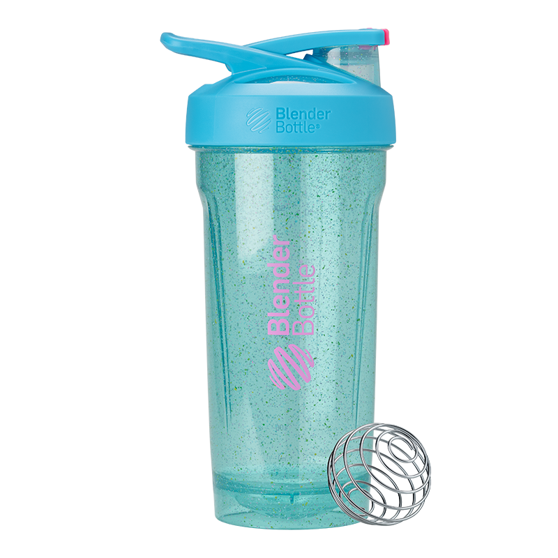 Blue and Pink Protein Shake Cup 28oz | Material#Polypropylene (PP)_Color#Cupcake_Size#28oz