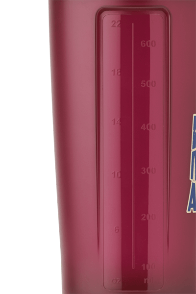 A Christmas Story BlenderBottle with measurement markings