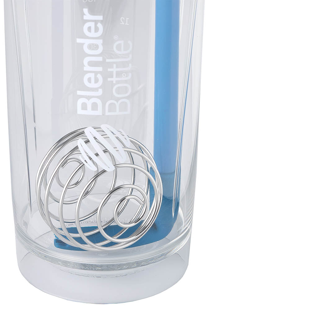 BlenderBottle shaker bottle straw flexible silicone spring