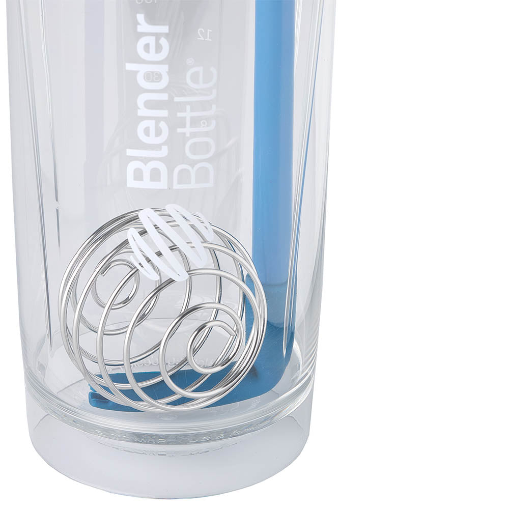 BlenderBottle shaker bottle straw flexible silicone spring