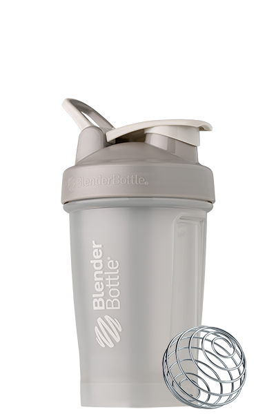 Pebble Grey BlenderBottle protein shake cup. | Color#Pebble Grey_Size#20oz