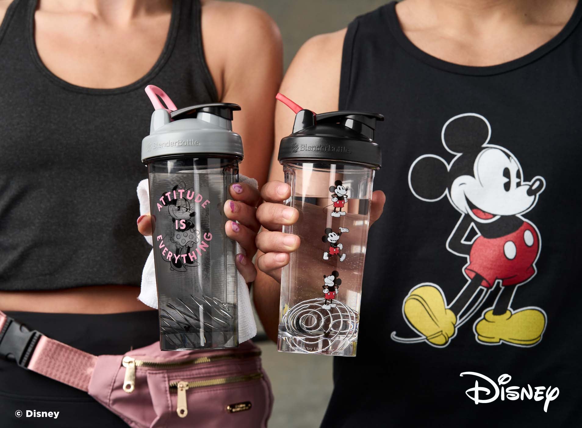 Mickey and Minnie Mouse Disney Shaker Bottles and Shaker Cups BlenderBottle - Mickey & Minnie - Pro Series - Mickey Mouse | Color#Mickey Mouse_Size#28oz