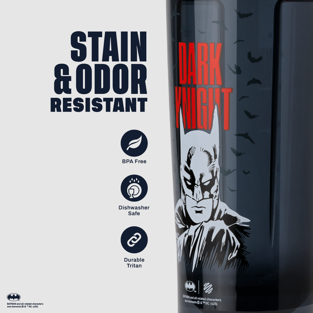 Tritan ProSeries odor-resistant shaker. | Color#Batman_Size#28oz