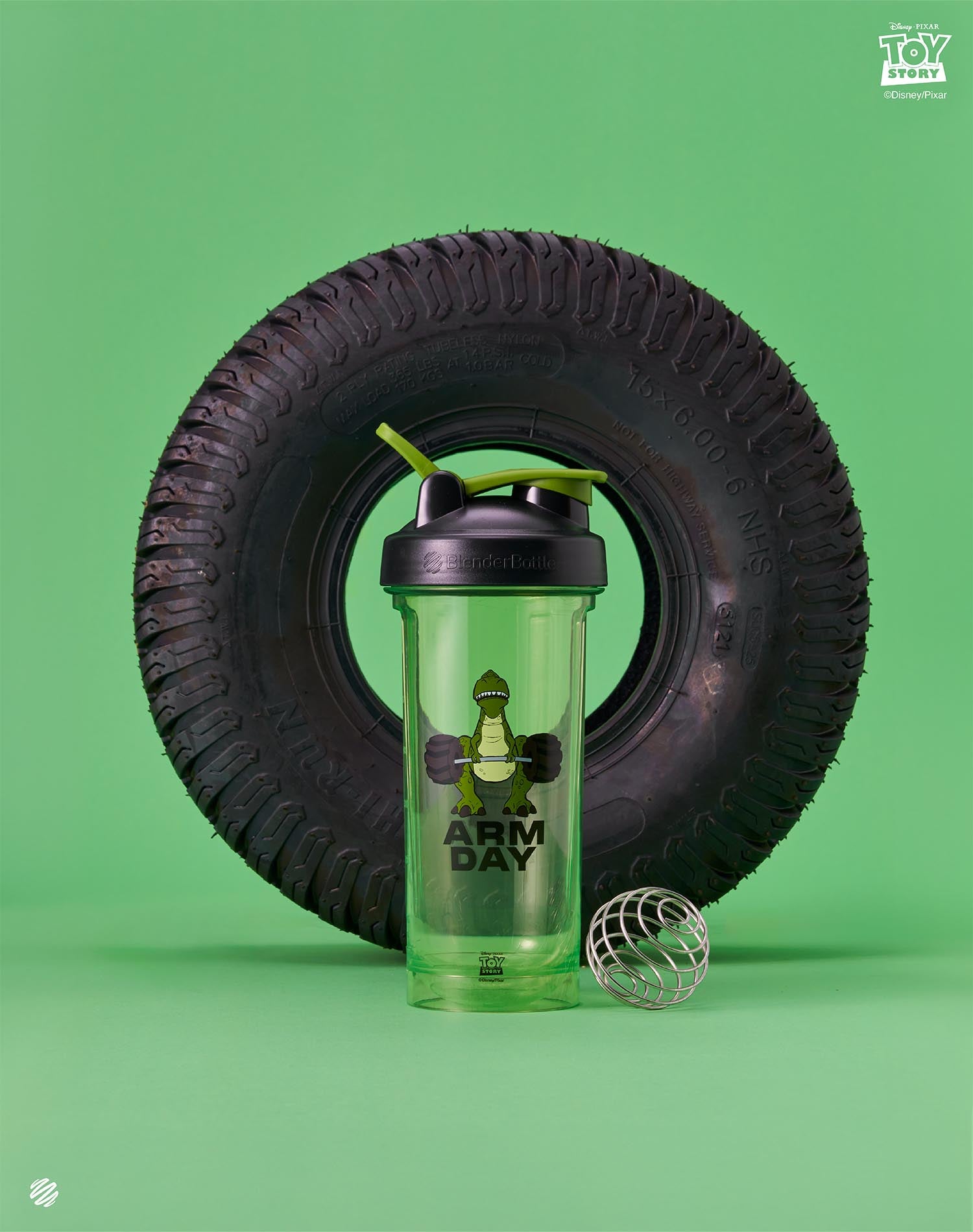 Toy Story Arm Day BlenderBottle Shaker Cup