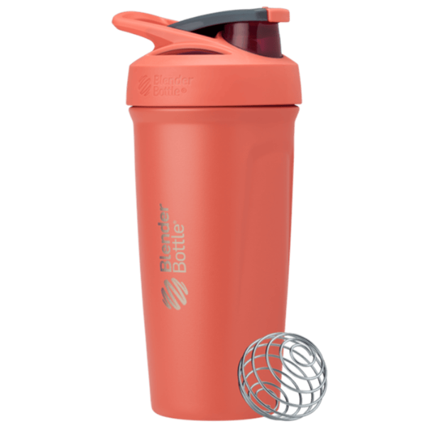 Coral Sport Stainless insulated protein shaker cup. | Color#Grapefruit