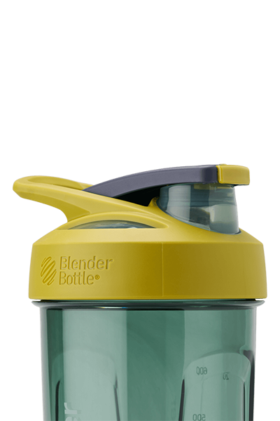 Strada™ shaker bottle with push-button lid for an easy open and secure seal. | filter:all