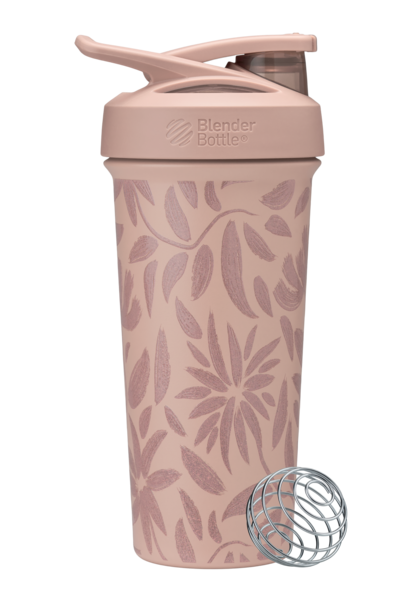 Brown floral shaker cup. | Color#Wildflower