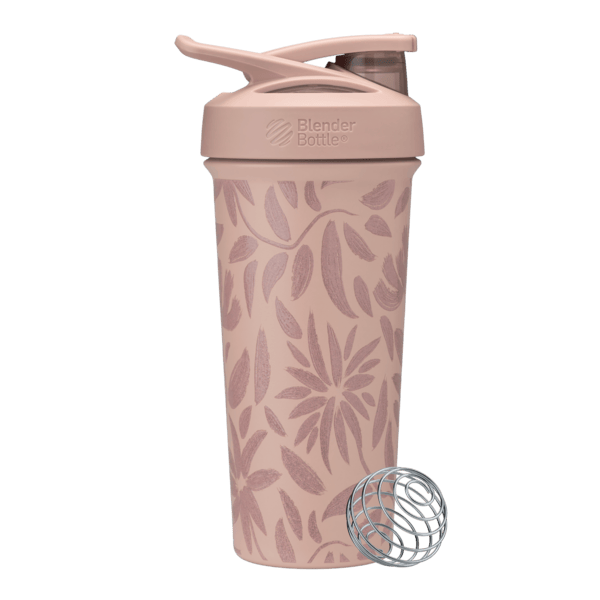 Brown floral shaker cup. | Color#Wildflower