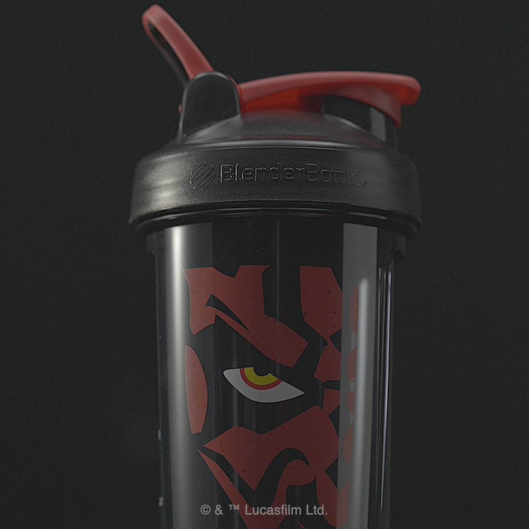 Darth Maul ProSeries odor-resistant shaker bottle. | Color#Darth Maul