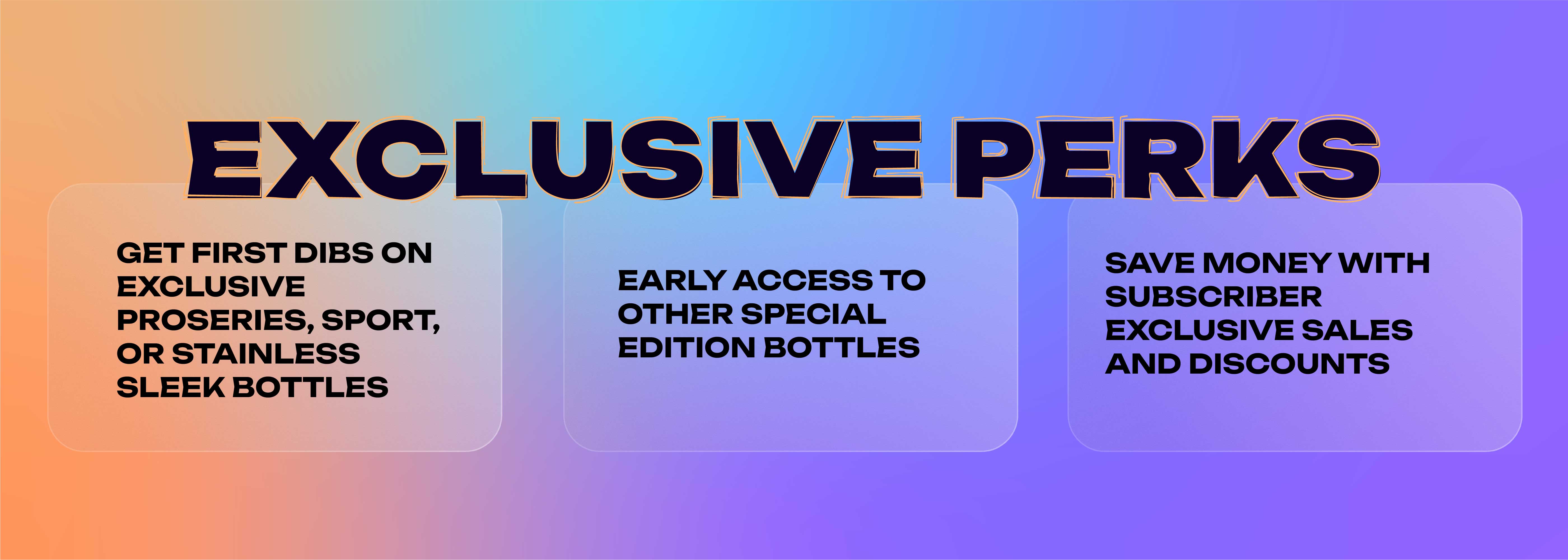 Get exclusive perks with Shaker Club, such as; Early access, lower pricing on Shaker Club bottles, and exclusive sales.