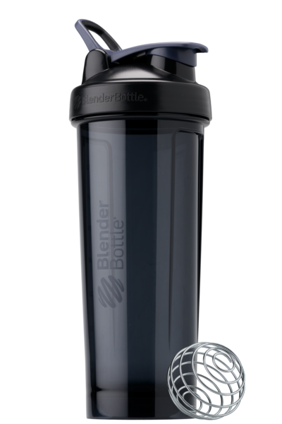 Black 32oz protein shake cup made of odor-resistant Tritan. | Color#nightshade_Size#32oz