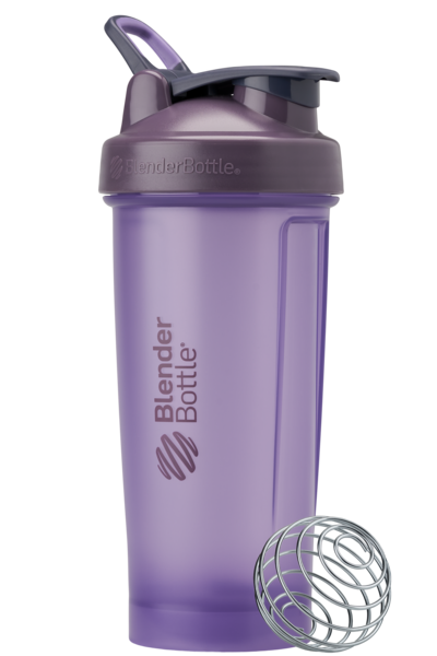 Purple BlenderBottle protein shake cup. | Color#thistle_Size#28oz