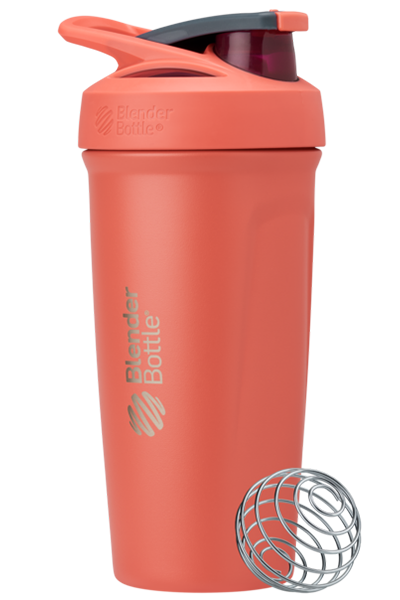Coral Strada™ insulated protein shaker cup.