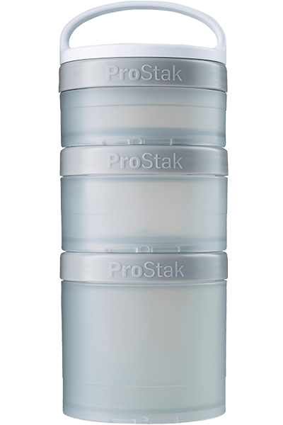 BlenderBottle - ProStak® Expansion Pak - Starter 3Pak w/ Handle Pebble | Color#Pebble