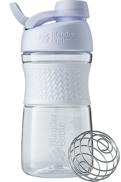 BlenderBottle - SportMixer® - 20 oz Clear/White | Color#Clear/White_Size#20 oz