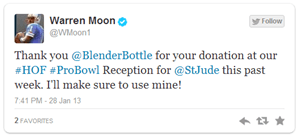 Getting Our Blend On with Hall-of-Famer Warren Moon - BlenderBottle