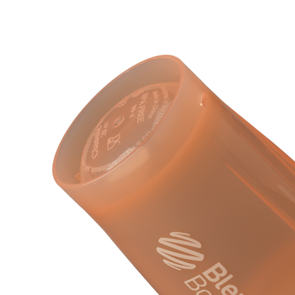 Peach 20oz BlenderBottle protein shake cup. | Color#peach_Size#20oz