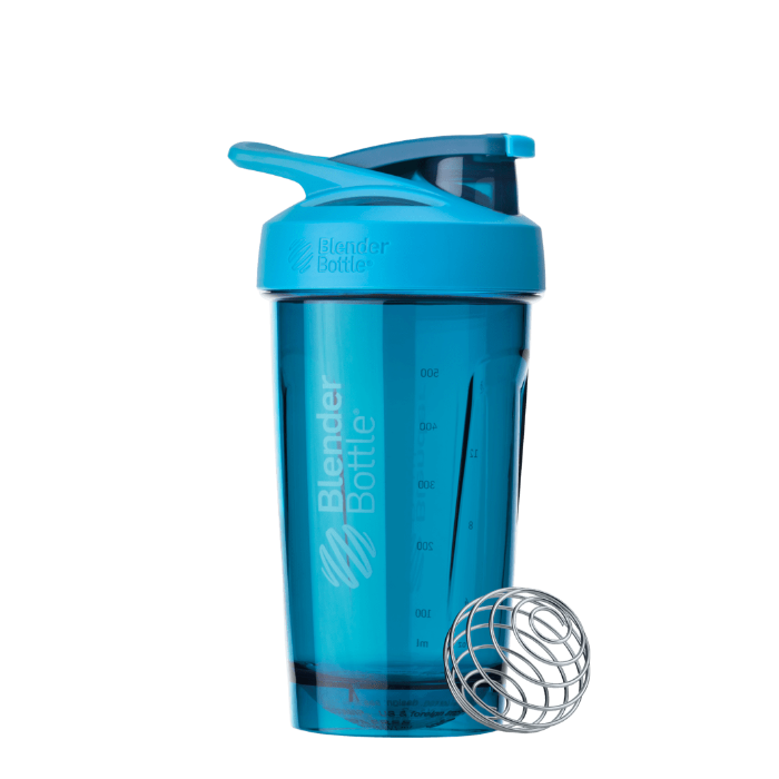 Full view of the BlenderBottle Deep Blue shaker cup | Color#Deep Blue - 8/11