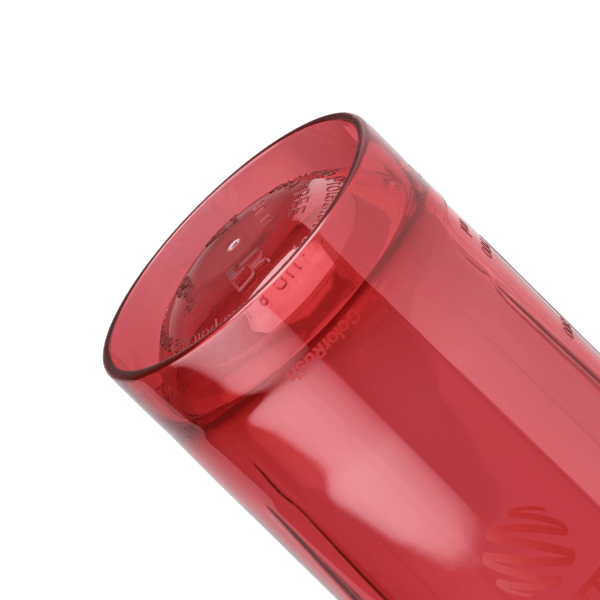 Rounded Base on Red Shaker cup