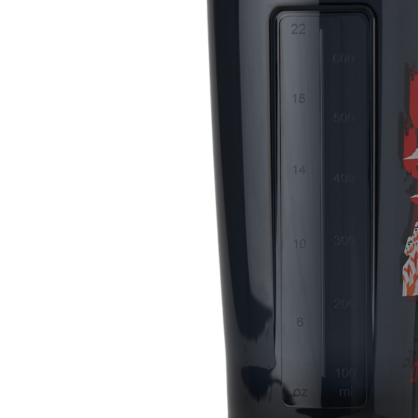 Black ProSeries odor-resistant shaker bottle measurement markings.  | filter:all
