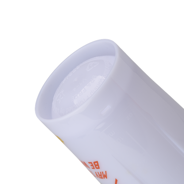 White Light Side ProSeries odor-resistant shaker bottle with rounded base for smooth mixing. | Color#Light Side