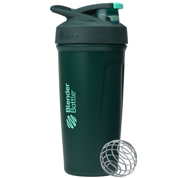 Dark Green Sport Stainless Steel Shaker Bottle | Color#Spruce Green