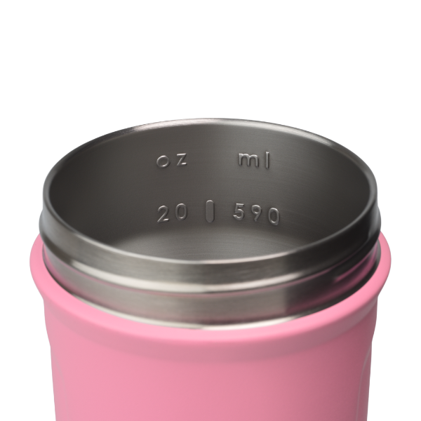 Rogue Pink Sport Stainless insulated protein shaker cup. | Color#Pink Rogue