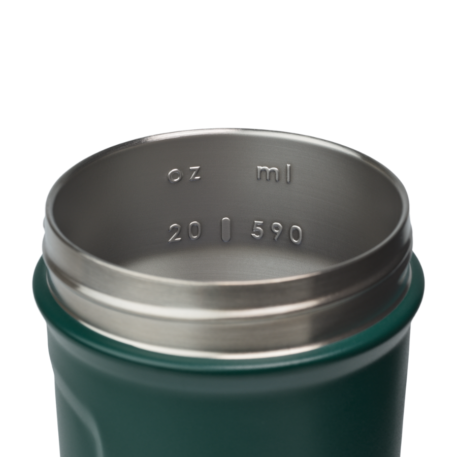 Dark Green Sport Stainless Steel Shaker Bottle | Color#Spruce Green