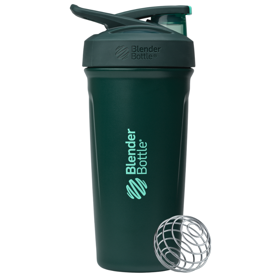 Dark Green Sport Stainless Steel Shaker Bottle | Color#Spruce Green