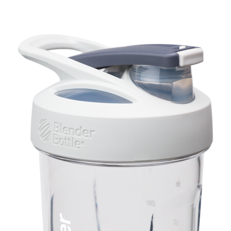 Chalk Grey Sport Protein Shake Cup 28oz | Material#Polypropylene (PP)_Color#Chalk Grey_Size#24oz