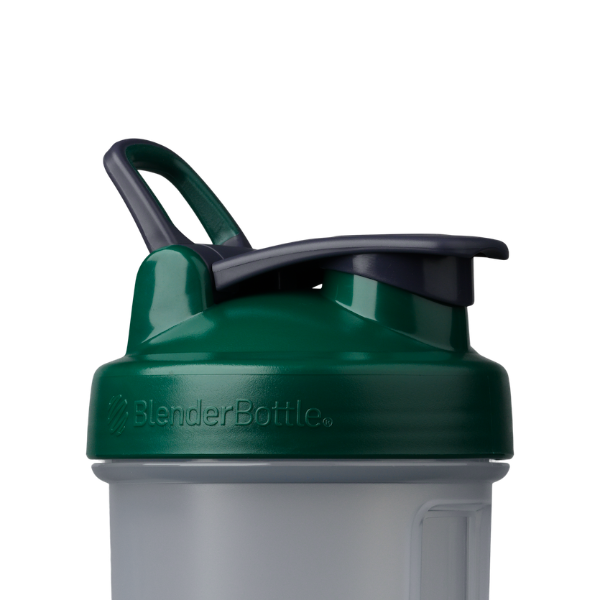 Clear Green 20oz BlenderBottle protein shake cup. | Color#clear green_Size#28oz