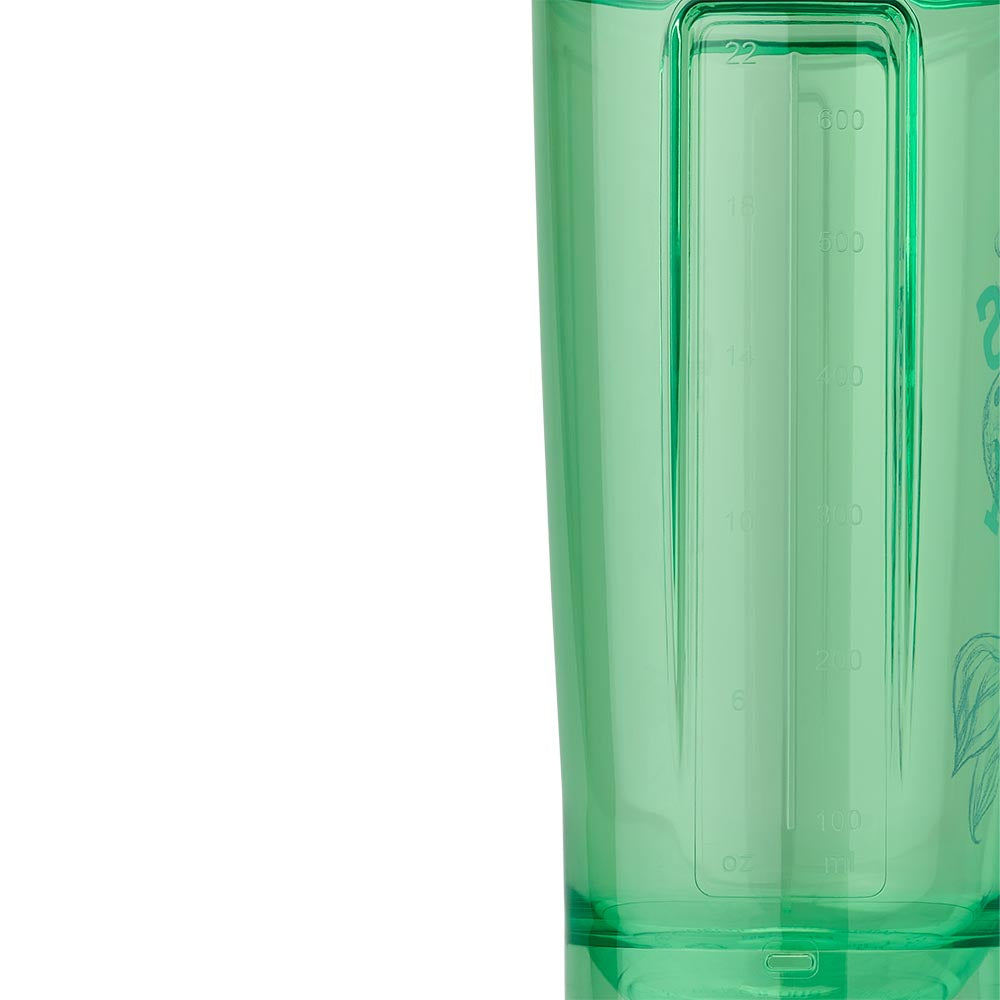 Disney Princess Ariel Shaker Cup Measurement Markings and Odor-Resistant Cup Close Up