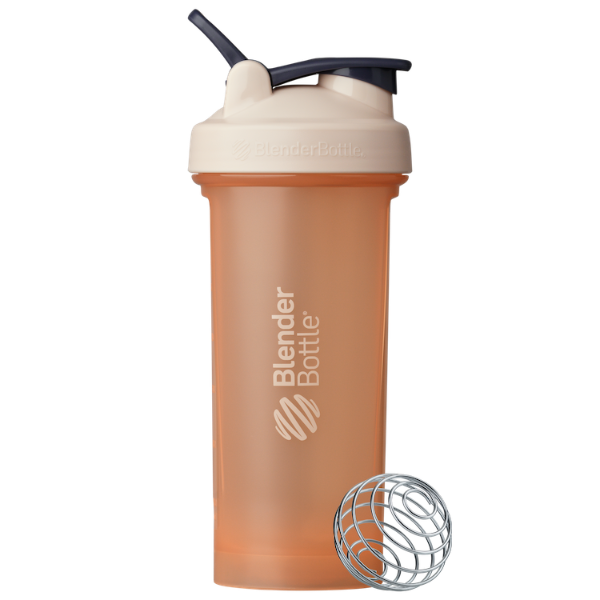 Peach 28oz BlenderBottle protein shake cup. | Color#peach_Size#28oz