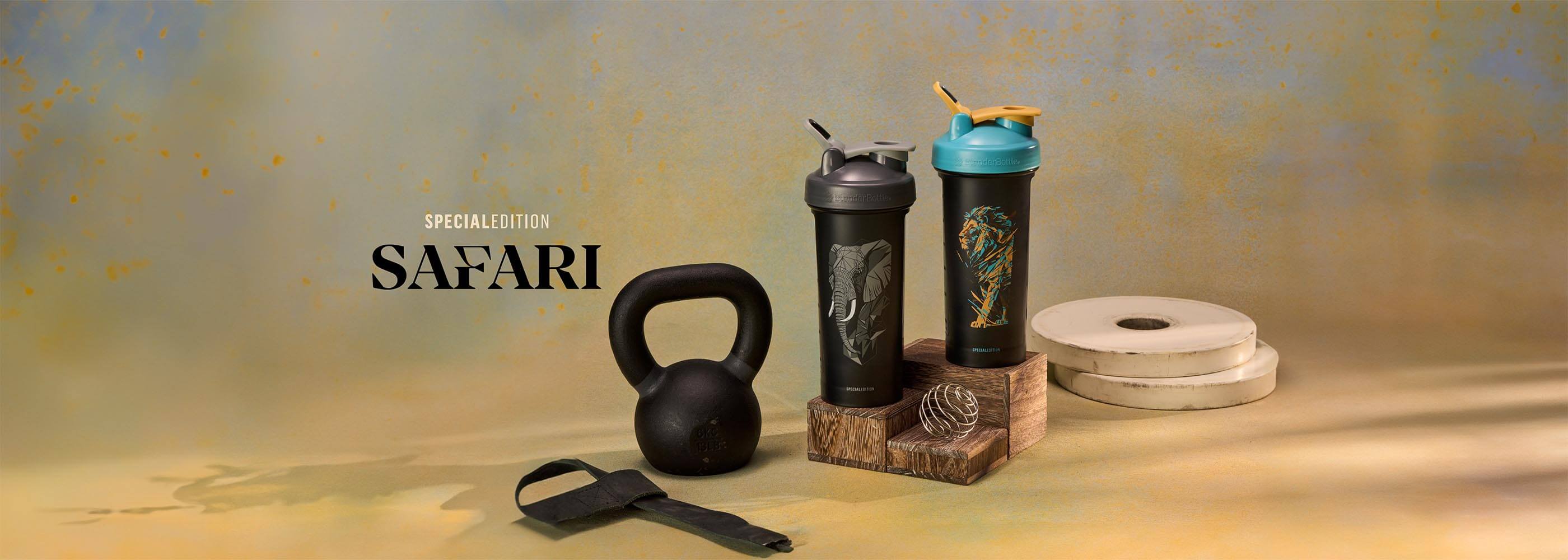 Elephant and Lion Safari Special Edition shaker cups