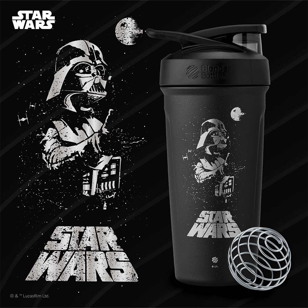 BlenderBottle Star Wars Shaker Bottle Pro Series Perfect for Protein Shakes  and Pre Workout, 28-Ounce, The Child
